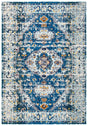 Safavieh Madison 4'-0" x 6'-0" Rug in Dark Blue / Light Blue