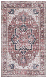 Safavieh Arizona 4'-0" x 6'-0" Rug in Dark Red / Beige