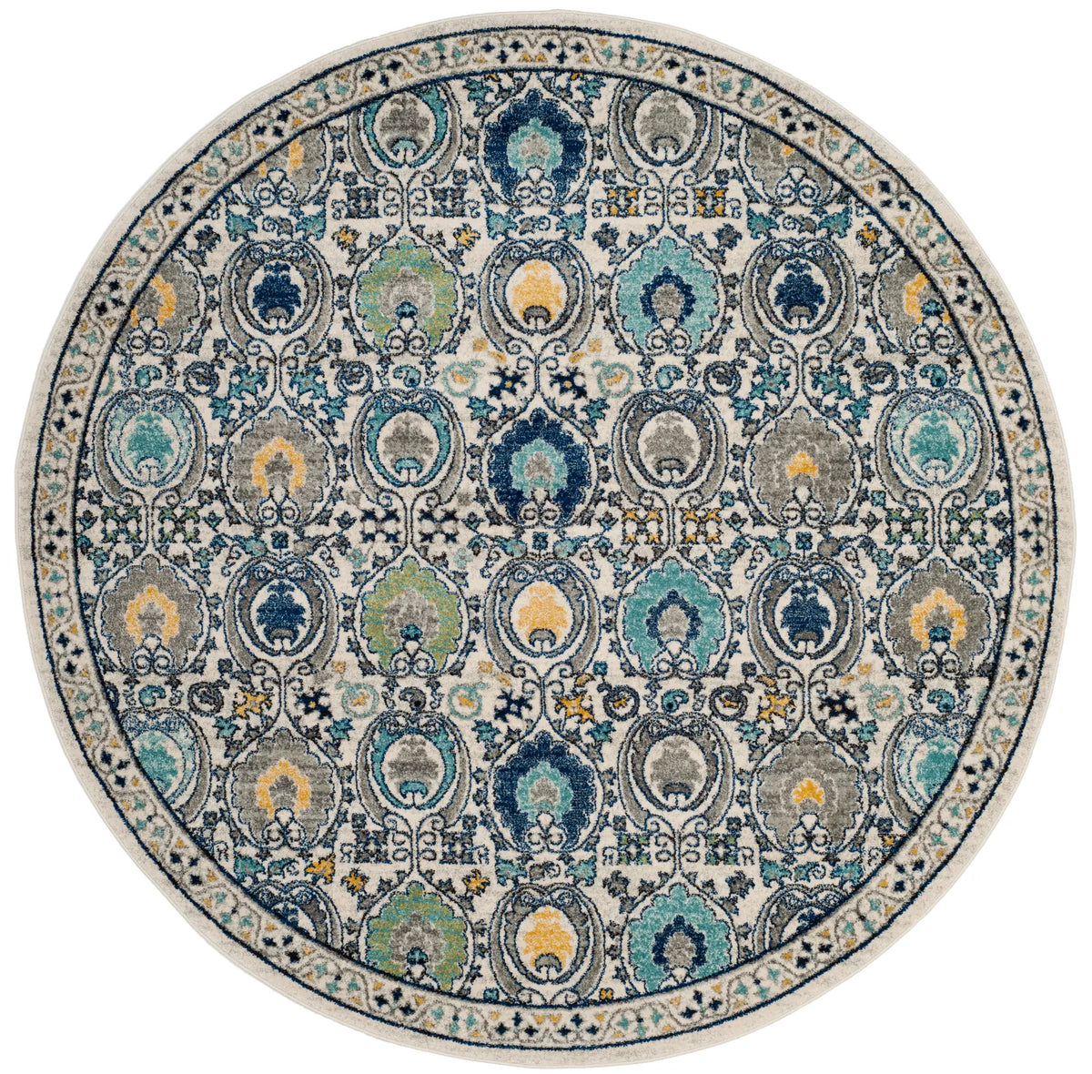 Safavieh Evoke 6'-7" x 6'-7" Rug in Ivory / Grey