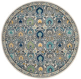 Safavieh Evoke 6'-7" x 6'-7" Rug in Ivory / Grey