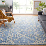 Safavieh Abstract 8'-0" x 10'-0" Rug in Blue / Ivory