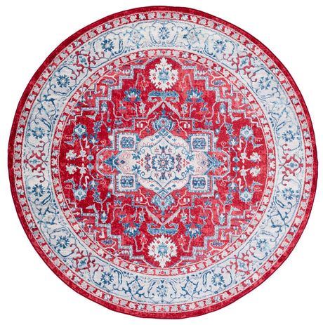 Safavieh Brentwood 6'-7" x 6'-7" Rug in Red / Beige