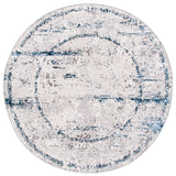 Safavieh Amelia 6'-7" x 6'-7" Rug in Grey / Blue