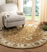 Safavieh Heritage 6'-0" x 6'-0" Rug in Mocha / Ivory
