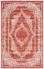 Safavieh Metro 4'-0" x 6'-0" Rug in Rust / Ivory