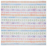Safavieh Summer 6'-7" x 6'-7" Rug in Ivory / Blue