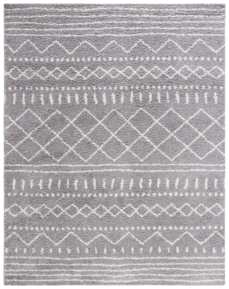 Safavieh Arizona Shag 10'-0" x 14'-0" Rug in Grey / Ivory