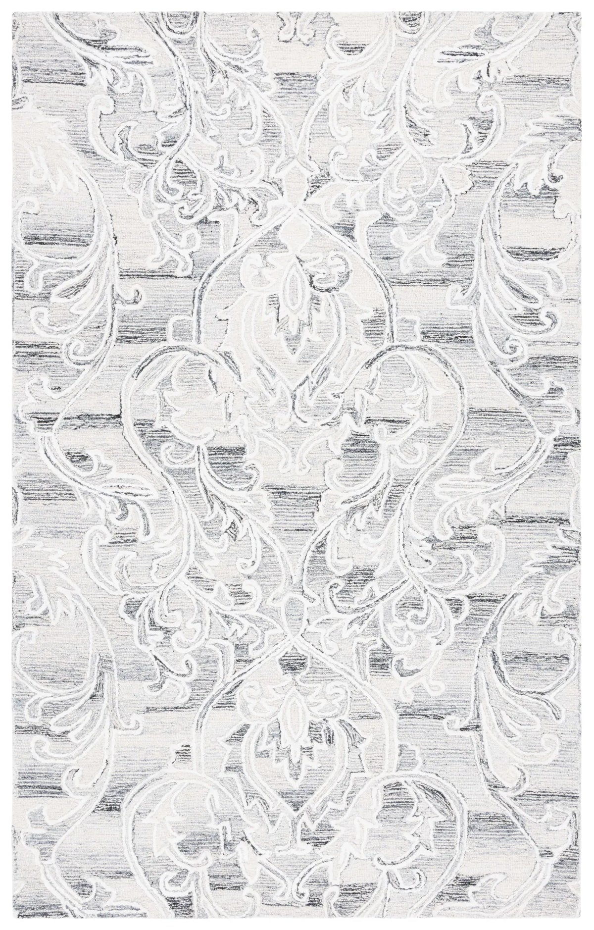 Safavieh Metro 4'-0" x 6'-0" Rug in Grey / Ivory