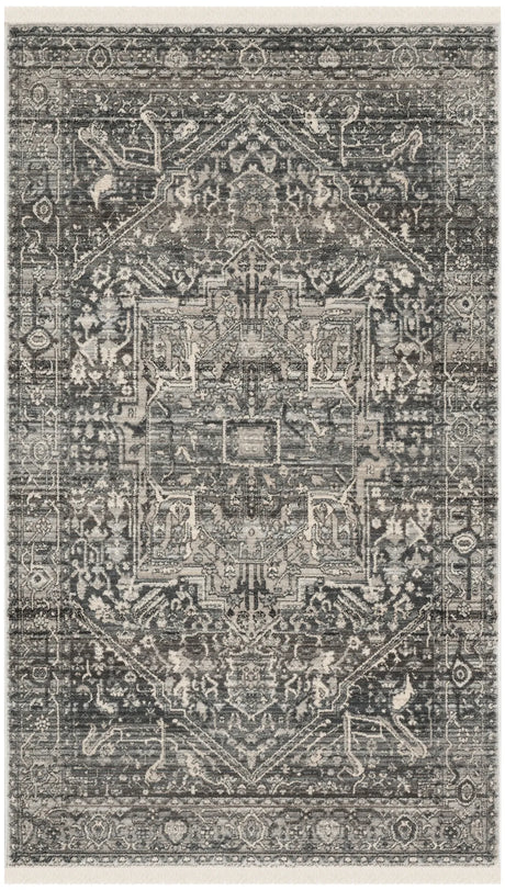 Safavieh Vintage Persian 3'-0" x 5'-0" Rug in Grey / Charcoal