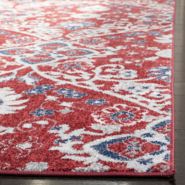 Safavieh Brentwood 5'-3" x 7'-6" Rug in Red / Ivory