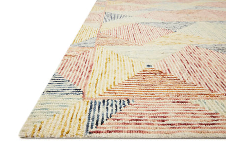 Loloi Spectrum Spe-01 Ivory/Multi Rugs - rug corner