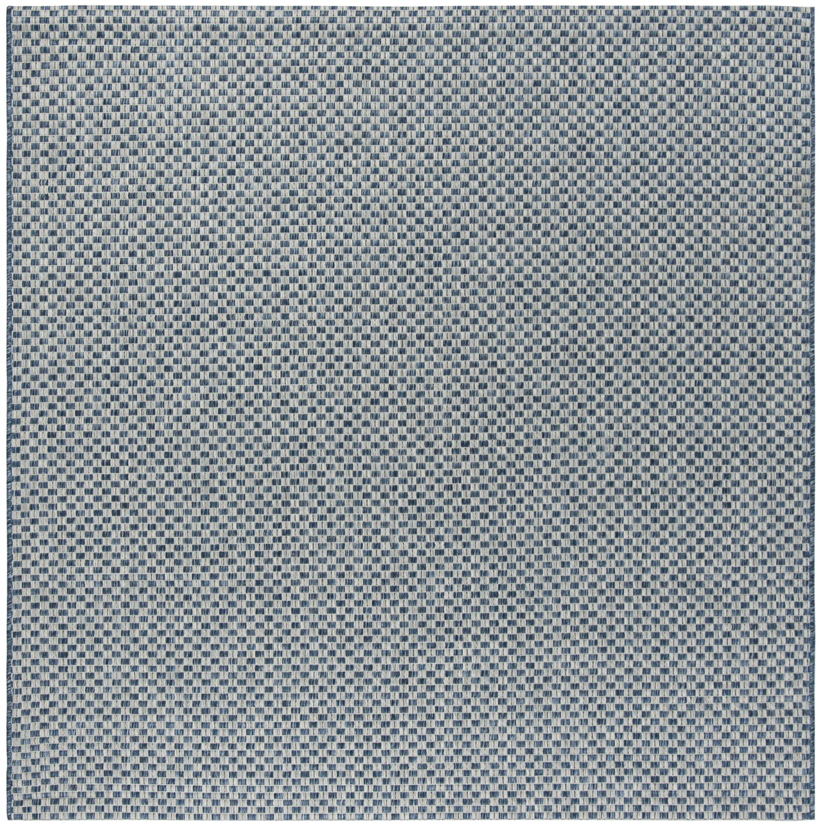 Safavieh Courtyard 6'-7" x 6'-7" Rug in Blue / Light Grey