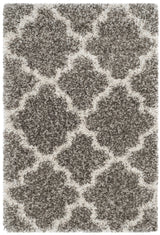 Safavieh Hudson Shag 2'-0" x 3'-0" Rug in Grey / Ivory