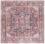 Safavieh Arizona 6'-0" x 6'-0" Rug in Dark Red / Beige