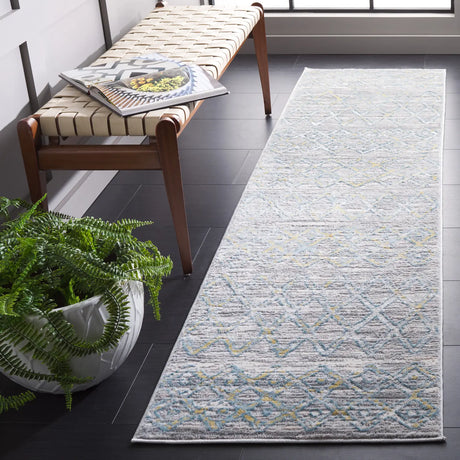 Safavieh Lagoon 2'-2" x 8'-0" Rug in Grey / Blue
