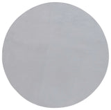 Safavieh Faux Rabbit Fur 6'-0" x 6'-0" Rug in Silver