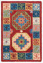 Safavieh Aspen 2'-0" x 3'-0" Rug in Red / Blue