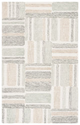 Safavieh Micro-Loop 4'-0" x 6'-0" Rug in Ivory / Grey