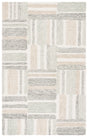 Safavieh Micro-Loop 4'-0" x 6'-0" Rug in Ivory / Grey