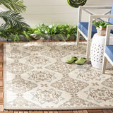 Safavieh Courtyard 5'-3" x 7'-7" Rug in Beige / Dark Beig