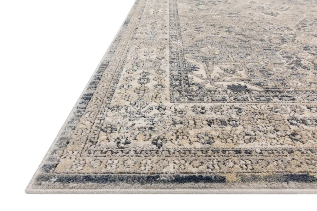 Loloi Teagan Tea-04 Sky/Natural Rugs - rug corner