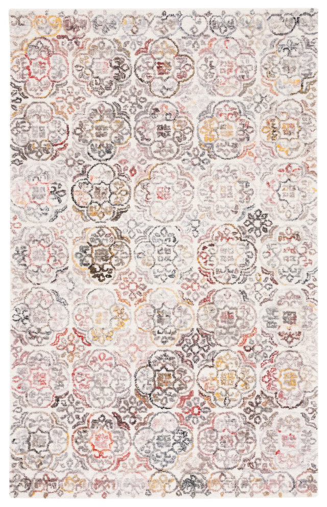 Safavieh Metro 4'-0" x 6'-0" Rug in Ivory / Red