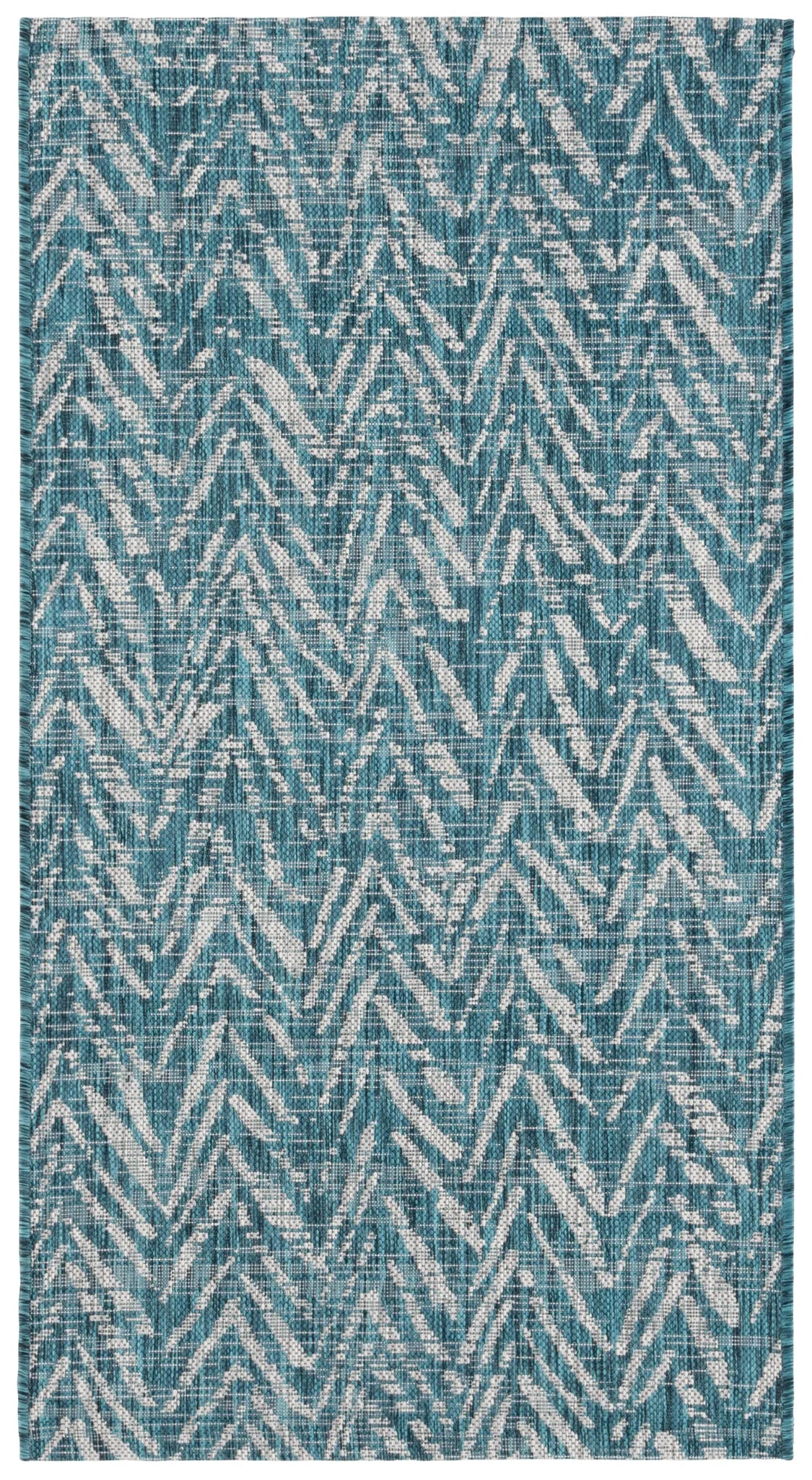 Safavieh Courtyard 2'-7" x 5'-0" Rug in Blue / Grey