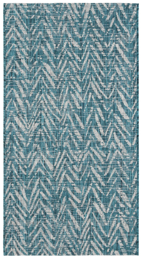Safavieh Courtyard 2'-7" x 5'-0" Rug in Blue / Grey