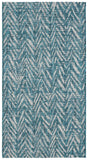 Safavieh Courtyard 2'-7" x 5'-0" Rug in Blue / Grey