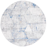 Safavieh Shivan 100 6'-7" x 6'-7" Rug in Ivory / Blue