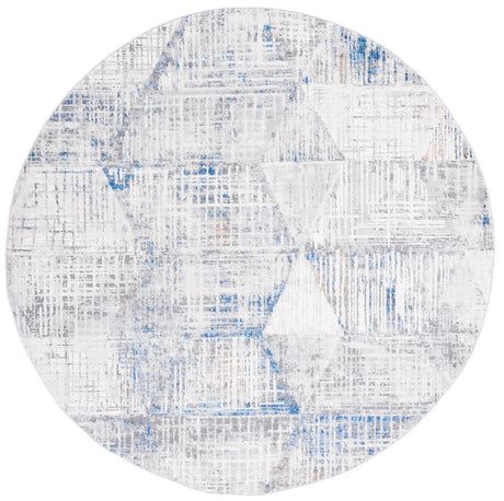 Safavieh Shivan 100 6'-7" x 6'-7" Rug in Ivory / Blue
