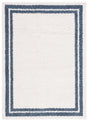 Safavieh Calico Shag 4'-0" x 6'-0" Rug in Ivory / Blue