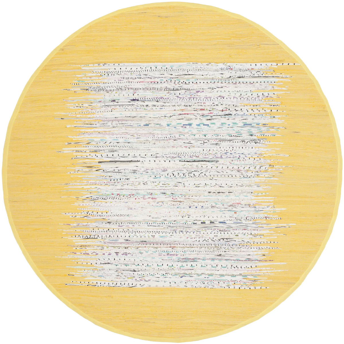 Safavieh Montauk 6'-0" x 6'-0" Rug in Ivory / Yellow