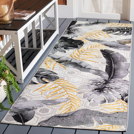 Safavieh Barbados 500 2'-8" x 10'-5" Rug in Grey / Gold