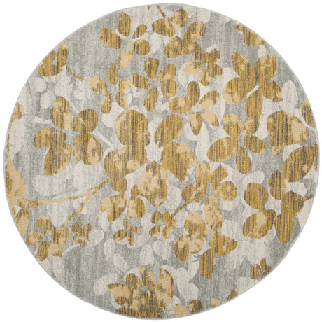 Safavieh Evoke 6'-7" x 6'-7" Rug in Grey / Gold