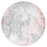 Safavieh Meadow 500 10'-0" x 10'-0" Rug in Light Grey / Pink