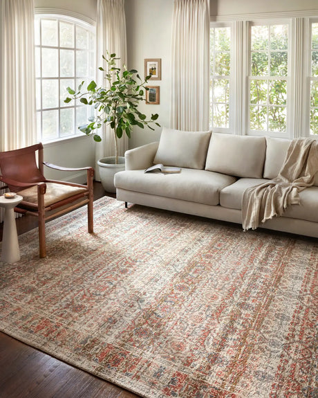 Loloi Saban Sab-05 Sand/Rust Rugs - room scene 1