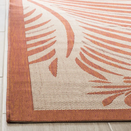 Safavieh Martha Stewart 4'-0" x 5'-7" Rug in Beige / Terracotta