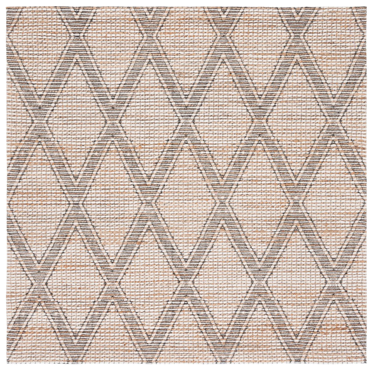 Safavieh Marbella 6'-0" x 6'-0" Rug in Natural / Ivory