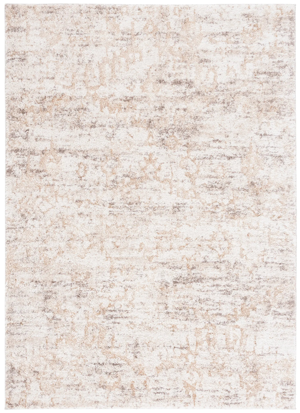 Safavieh Ravine Shag 4'-0" x 6'-0" Rug in Beige / Ivory