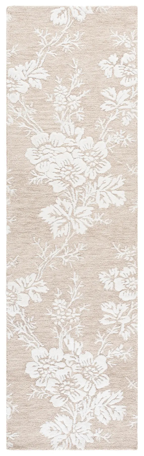 Safavieh Glamour 2'-3" x 8'-0" Rug in Sand / Ivory
