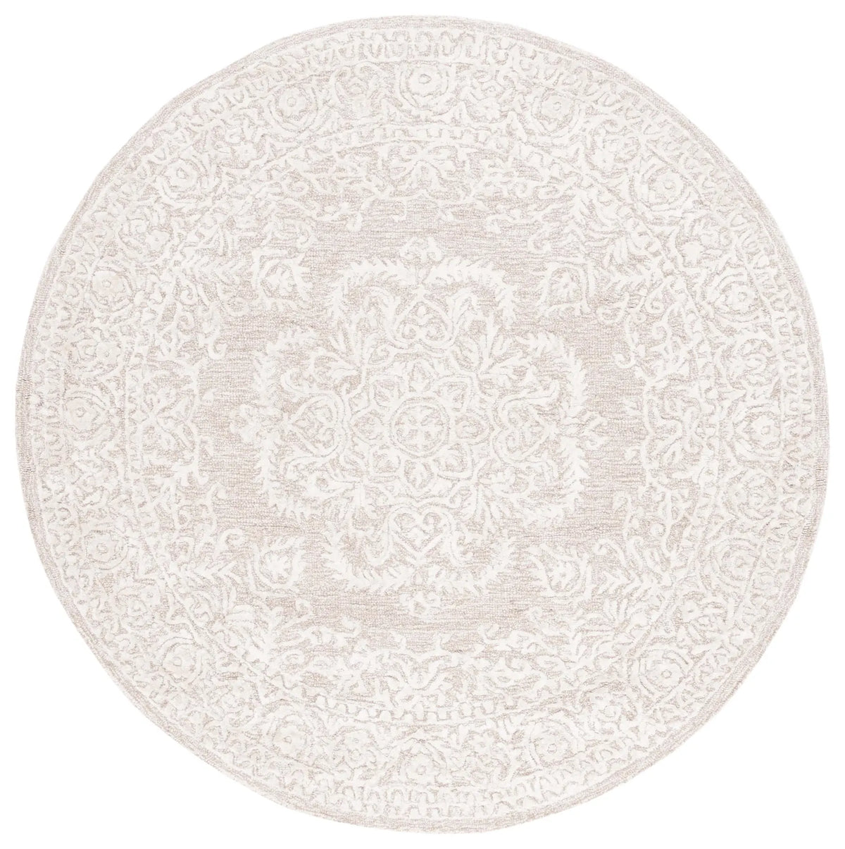 Safavieh Precious 6'-0" x 6'-0" Rug in Beige / Ivory