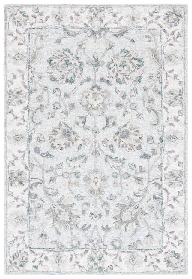 Safavieh Glamour 3'-0" x 5'-0" Rug in Light Blue / Ivory
