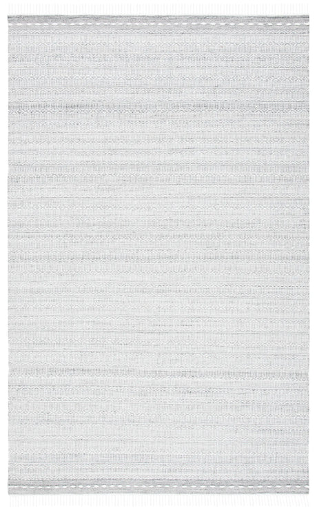 Safavieh Striped Kilim 4'-0" x 6'-0" Rug in Grey / Ivory