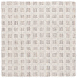 Safavieh Ebony 6'-0" x 6'-0" Rug in Grey / Ivory