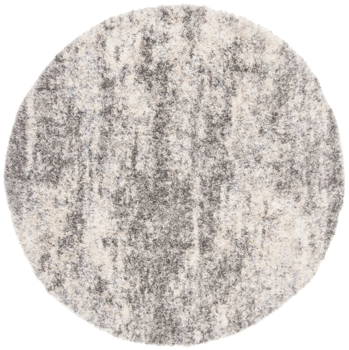 Safavieh Berber Shag 200 10'-0" x 10'-0" Rug in Grey Blue / Cream