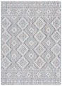 Safavieh Courtyard 4'-0" x 5'-7" Rug in Ivory Blue / Beige