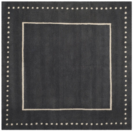 Safavieh Bella 5'-0" x 5'-0" Rug in Dark Grey / Ivory
