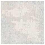 Safavieh Ebony 6'-0" x 6'-0" Rug in Blue / Ivory
