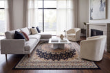 Dynamic Rugs Ancient Garden 57090 Navy Rugs - Room